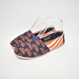 Houston Astros Canvas Shoes Size 8 Womens